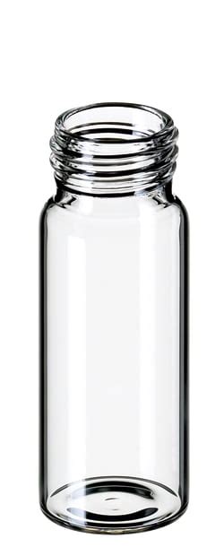 Fisherbrand EPA Screw Neck Vial Glass Clear 30mL 72 5mm Height Vials