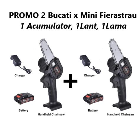 Oferta Promo 2 Bucati X Mini Drujba Fierastrau Electric Cu 1