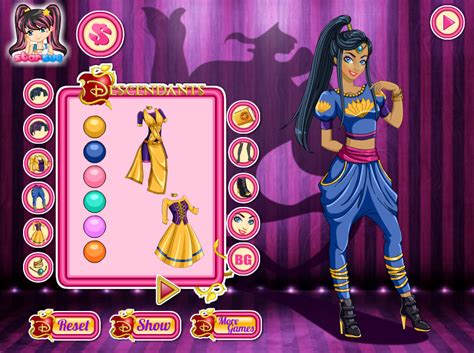 Disney Descendants Jordan Dress Up Game - Play Online on Flash Museum 🕹️