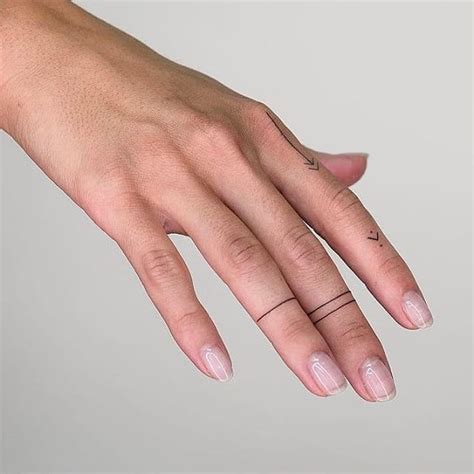 Simple Line Tattoos On Fingers Tattoogrid Net On Inspirationde