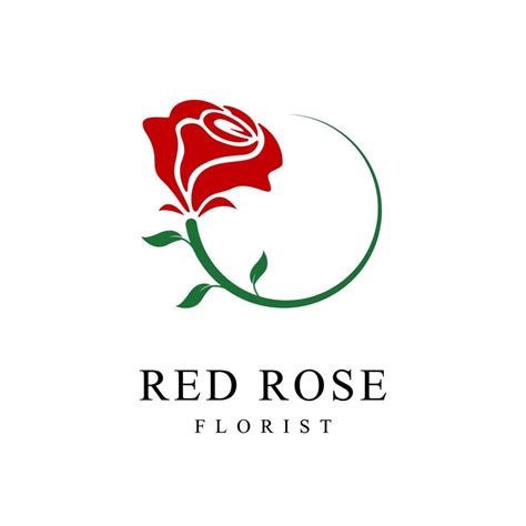 Rose Flower Logo Vector Design Female And Beauty Emblem For Your Business 22242332 Vector Art