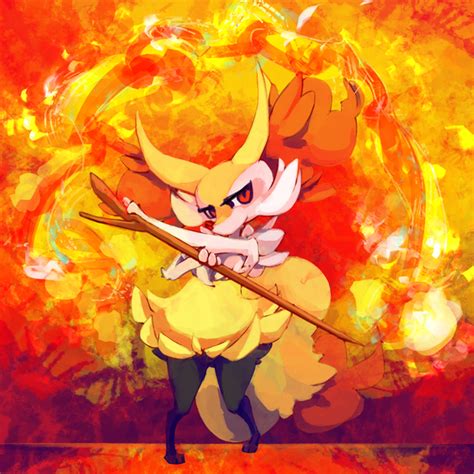 Sd 07122013 Braixen By Mopomoko On Deviantart