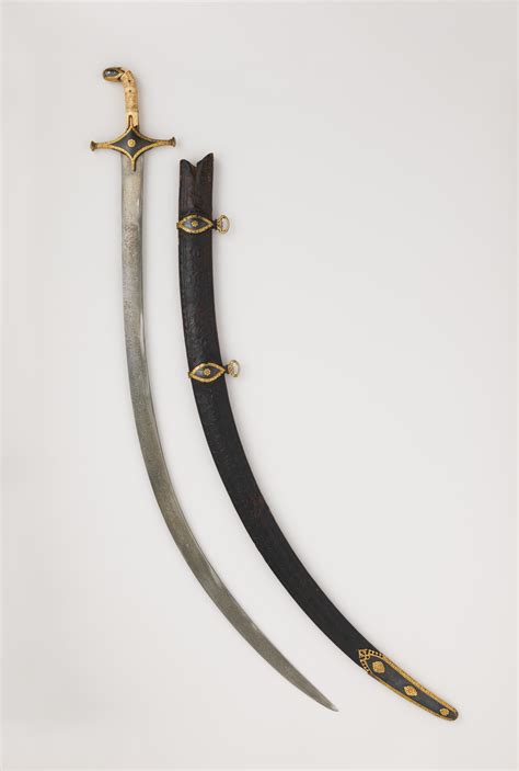 Saber With Scabbard Persian The Metropolitan Museum Of Art