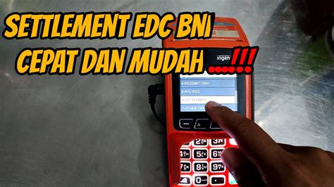 CARA CEPAT SETTLEMENT EDC BNI YouTube