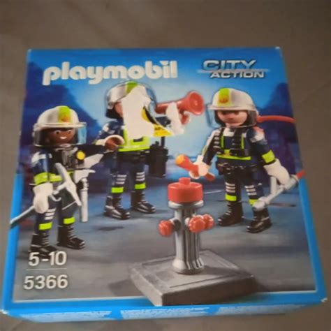 PLAYMOBIL 5366 UNITÉ de Pompiers City Fire 2013 collector SCELLÉ EUR 30