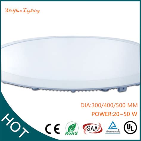 Factory Round Led Panel Light W Slim Recessed Lighting China Mm