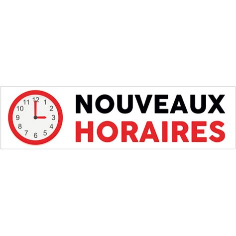 Nouveaux horaires Ville de Hégenheim