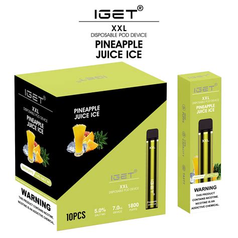 Hot Sales Iget XXL 22 Flavors Disposable Vape Pen Best Taste 1800 Puffs