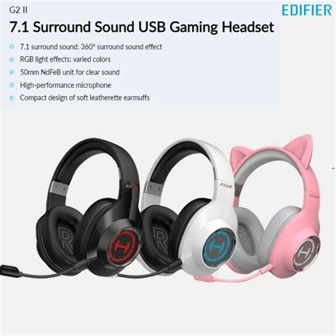 Jual Headset Gaming Edifier G Ii Usb Virtual Surround Sound