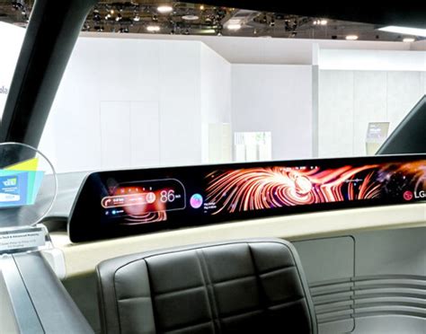 Lg Display Unveils The Worlds Largest Automotive Display To Advance