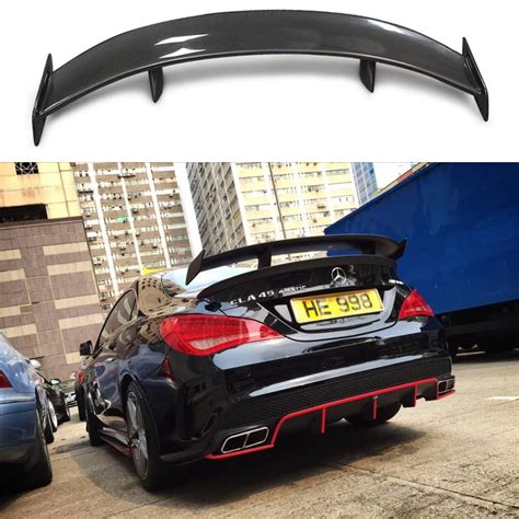 GT Spoiler Wing Lid For Mercedes Benz CLA CLASS W117 CLA45 Carbon Fiber