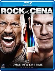 WWE Rock Vs Cena Once In A Lifetime Blu Ray