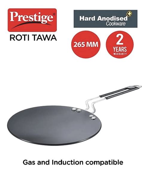 Prestige Hard Anodized Plus Roti Chapati Tawa Aluminium Wide Base