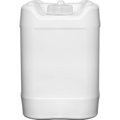 Gallon L White Plastic Tight Head Container W Cap Mm Tpi