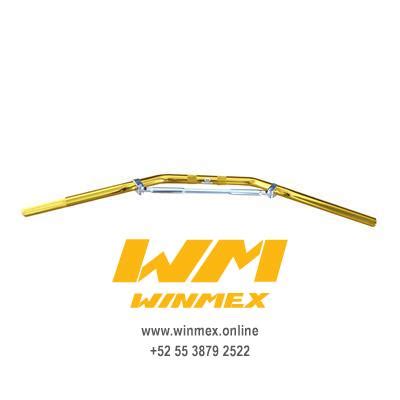 Manubrio De Aluminio Con Barra Estabilizadora Dorado Winmex