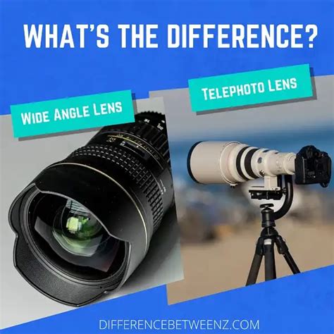 Difference Between Wide Angle And Telephoto Lens Difference Betweenz