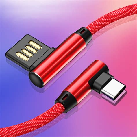 90 Degree For Samsung Galaxy S22 S20 S10 S9 S8 Fast Charger Type C Usb Cable Ebay