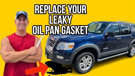 2006 2010 Ford Explorer Oil Pan Gasket Replacement YouTube