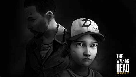 The Walking Dead Season 2 Hd Wallpaper Featuring Clementine And Lee