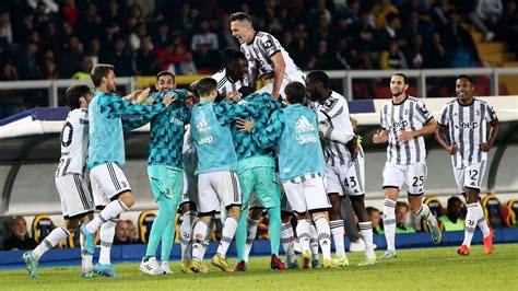 Lecce Juventus wynik meczu i relacja Serie A piłka nożna Eurosport