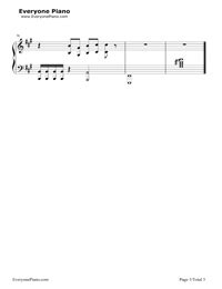 Under The Bridge Red Hot Chili Peppers五线谱预览3 钢琴谱文件五线谱双手简谱数字谱MidiPDF免费下载