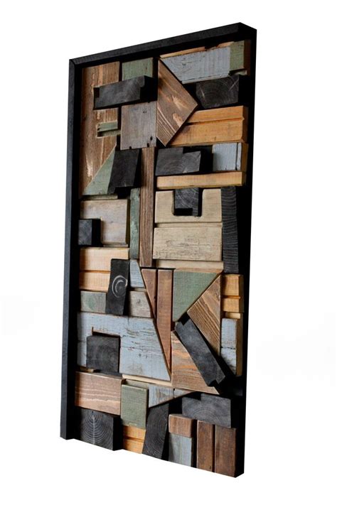 Wood Art Wood Wall Art Decor Reclaimed Wood Art Wood Art