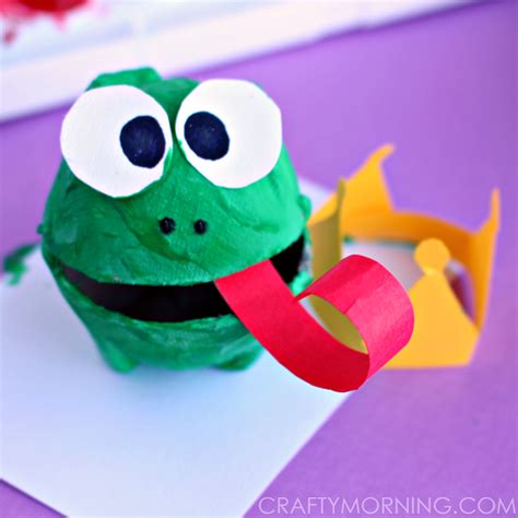 Egg Carton Frog Prince Craft For Kids Crafty Morning