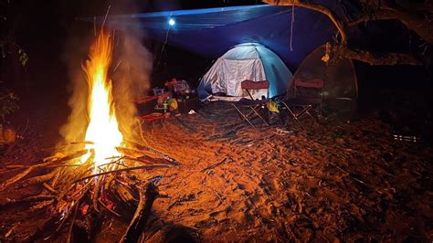 Acampamos as crianças na beira do rio foi um baita desafio