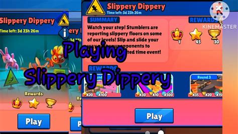 Playing Slippery Dippery Event In Stumble Guys Gursi The Great