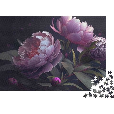 Puzzles Pour Adultes Puzzle Fleur De Pivoine Pour Adultes 500 Puzzles