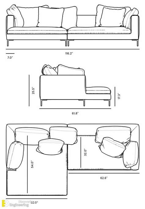 Standard Sizes And Dimensions Of Home Furniture | Interior architecture ...