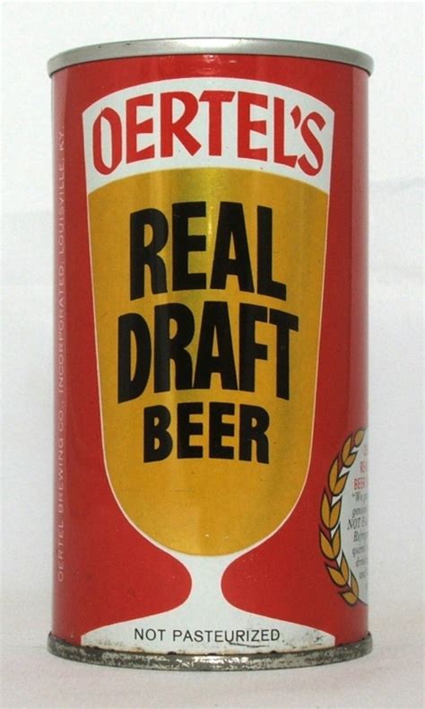 Oertel's Real Draft Beer - Steel Canvas