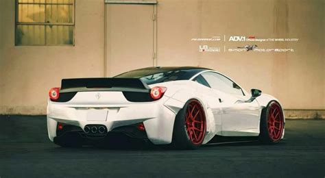 Liberty Walk LB Performance Working on Widebody Ferrari 458 for Dubai Customer