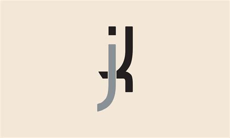 Alphabet Letters Initials Monogram Logo JK KJ J And K 21905629 Vector