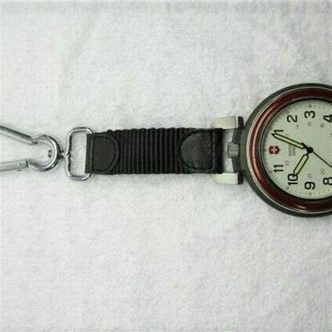 Victorinox Swiss Army Pocket Watchw Dialgood Used Conduntested