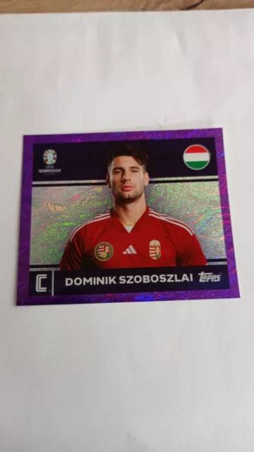 DOMINIK SZOBOSZLAI UEFA Euro 2024 Sticker LILA EUR 5 00 PicClick FR