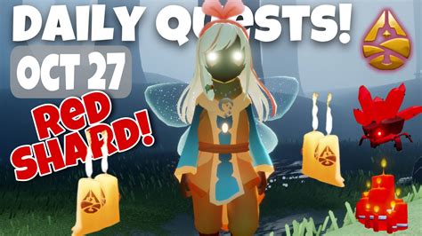 Sky Dailies All Season Candles Quests Cakes And Red Shard In Hidden