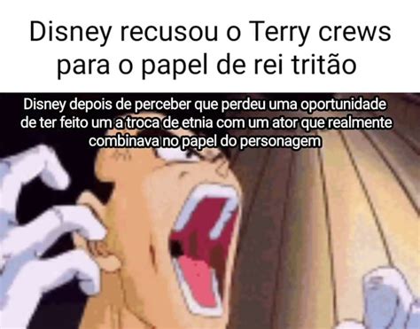 Disney recusou o Terry crews para o papel de rei tritão Disney depois