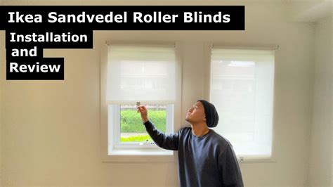 Ikea Sandvedel Roller Blind Installation And Review YouTube