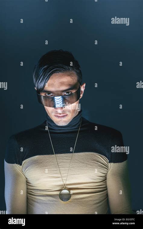 Futuristic Hi Tech Fashion With Glasses As Technology Gadget Stock