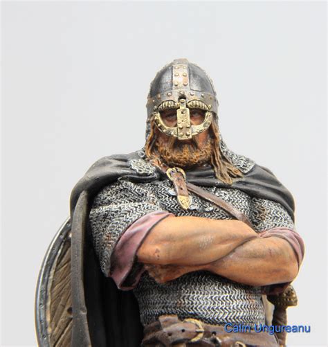 Viking Raider Orm Tostesson 90mm Painted By Calin Ungureanu Viking