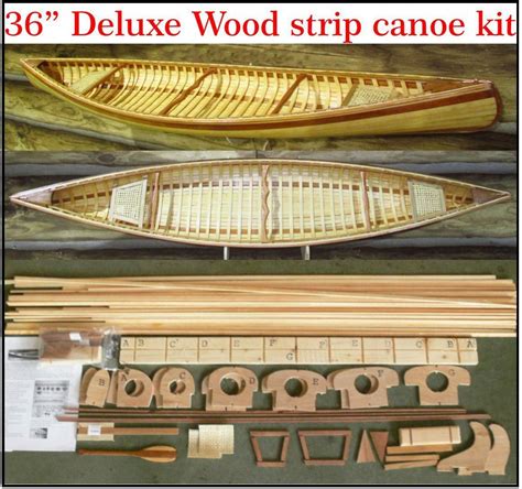 Deluxe Canoe Model Kit Is Our Most Popular Kit Built By The First