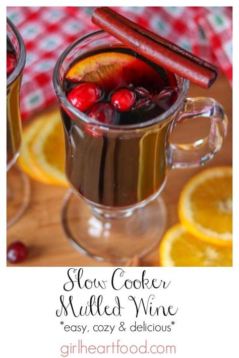 Slow Cooker Mulled Wine Recipe | Recipe | Mulled wine easy, Mulled wine ...