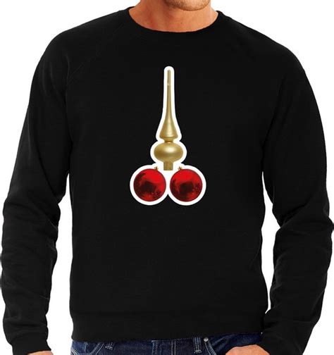 Bellatio Decorations Foute Humor Kersttrui Kerstballen Kerst Sweater