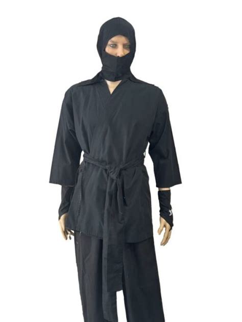 Black Ninja Costume - Adults