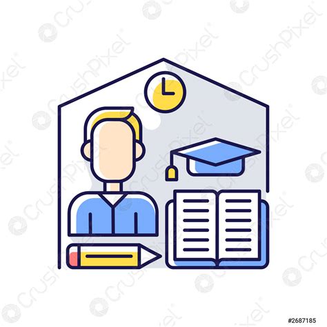 Take Home Exam Rgb Color Icon Stock Vector 2687185 Crushpixel