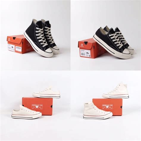 Jual Converse All Star Chuck Taylor 70s 1970s Hi Black Egret Sepatu