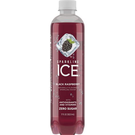 Sparkling Ice® Naturally Flavored Sparkling Water, Black Raspberry 17 ...