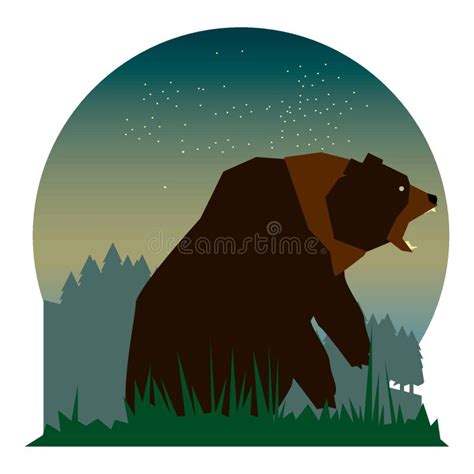 Growling Bear Vector Stock Illustrations – 193 Growling Bear Vector ...