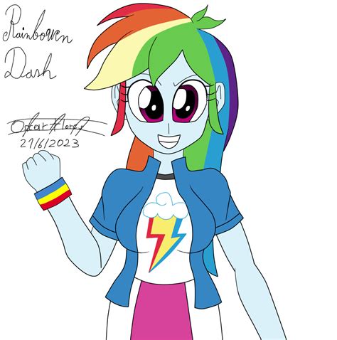 Rainbown Dash fanart by oscarcajilima on DeviantArt